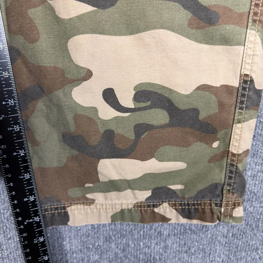 Outdoor Life Mens Cargo Pants 38x28 Camo Hunting Work Utility Baggy Wide Leg Y2K
